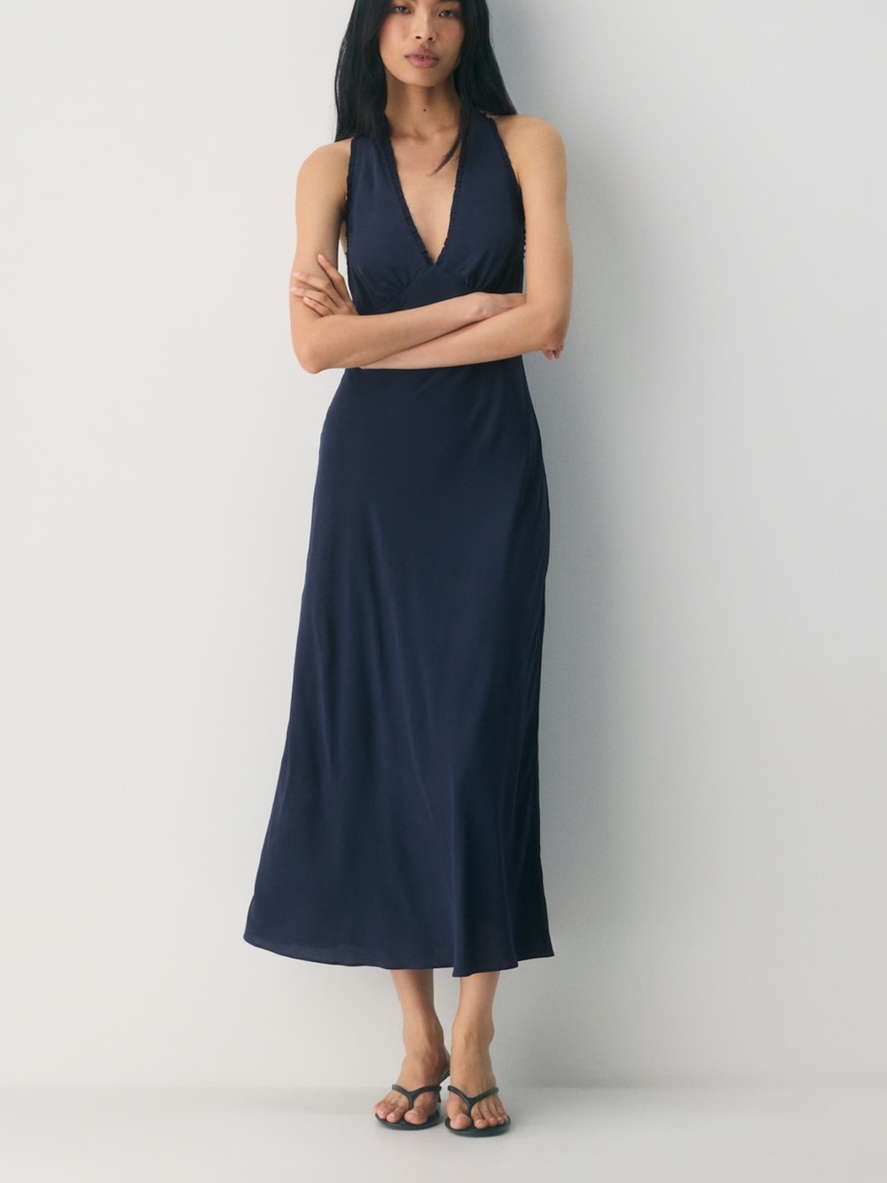 Aritzia Hedgerow Halter Dress